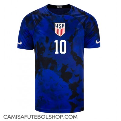 Camisa de time de futebol Estados Unidos Christian Pulisic #10 Replicas 2º Equipamento Mundo 2022 Manga Curta